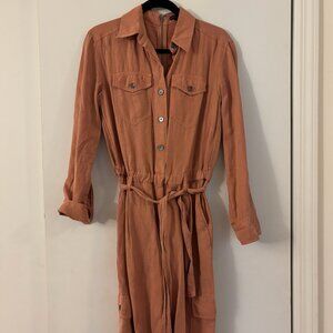 Alice + Olivia Pink Rose Long Sleeve Jumpsuit